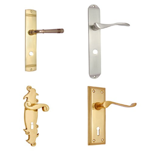 Brass Handles with Back Plates