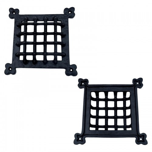 Black Antique Iron Door Grills