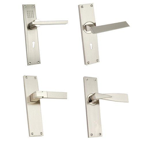 Zinc Handles with Zinc Back Plates