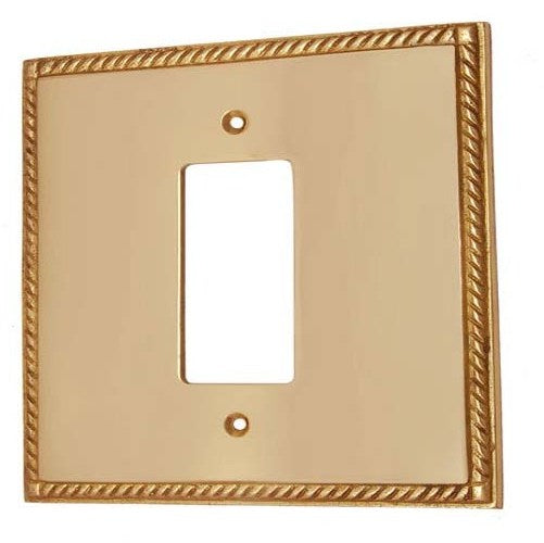 Buy 1 Decora Brass Georgian Switch Plate-Premium Harware Products Online - Adonai Hardware