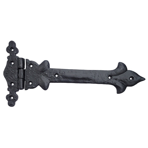 Buy 10 Inch Adonijah Antique Cast Iron Strap T Hinge-Premium Harware Products Online - Adonai Hardware