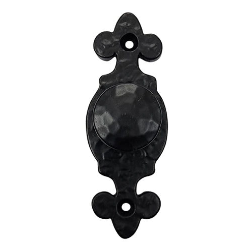 Buy 1 Inch Adin Antique Cast Iron Cabinet Knob with 4 Inch Backplate-Premium Harware Products Online - Adonai Hardware