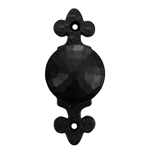 Buy 1.5 Inch Adin Antique Cast Iron Cabinet Knob with 4 Inch Backplate-Premium Harware Products Online - Adonai Hardware