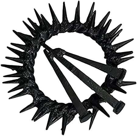 Buy 6 Inch Jesus Crown with Nails Hand Forged Iron - Matte Black-Premium Harware Products Online - Adonai Hardware