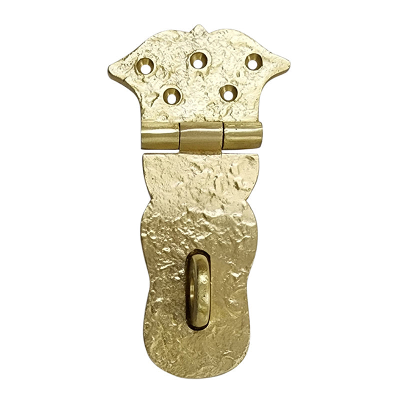 Buy 6 Inch Paran Heavy Duty Brass Safety Locking Hasp and Staple-Premium Harware Products Online - Adonai Hardware