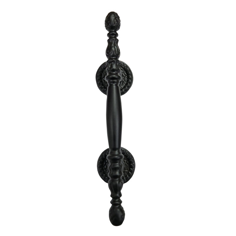 Buy 6 Inch Chedorlaomer Antique Cast Iron Cabinet Pull with Rose-Premium Harware Products Online - Adonai Hardware