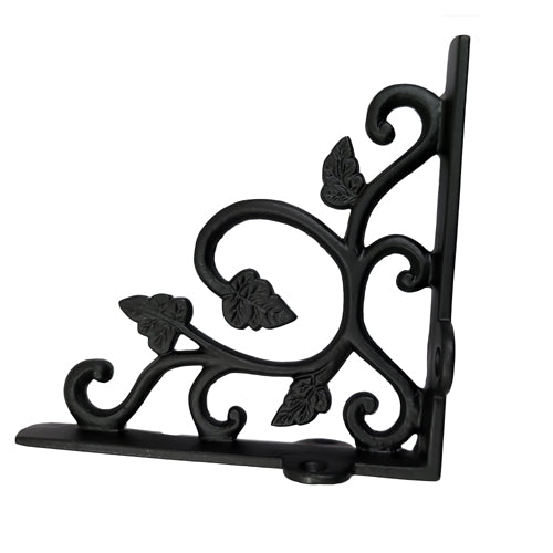 Buy Meshezaheel Black Antique Iron Shelf Bracket-Premium Harware Products Online - Adonai Hardware