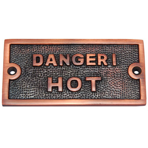 Buy Danger Brass Door Sign-Premium Harware Products Online - Adonai Hardware