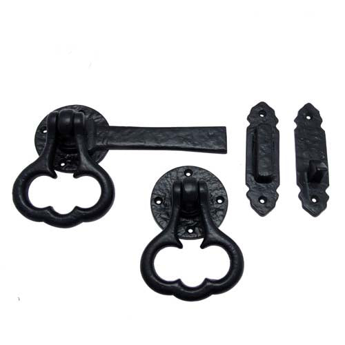 Buy Decorative Ring Iron Gate Latch-Premium Harware Products Online - Adonai Hardware