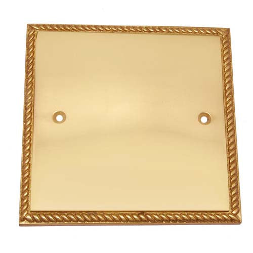 Buy Georgian Brass Switch Plate without Cutout-Premium Harware Products Online - Adonai Hardware