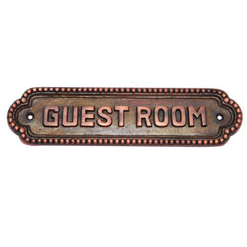 Buy Guest Room Brass Door Sign-Premium Harware Products Online - Adonai Hardware