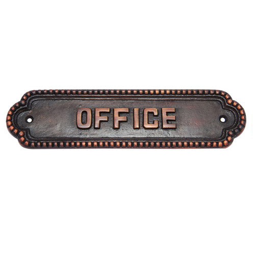 Buy Large Office Brass Door Sign-Premium Harware Products Online - Adonai Hardware