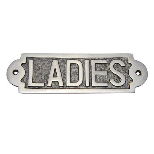 Buy Medium Ladies Brass Door Sign-Premium Harware Products Online - Adonai Hardware