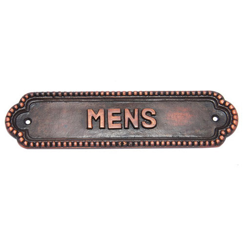 Buy Mens Brass Door Sign-Premium Harware Products Online - Adonai Hardware