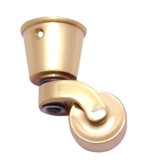 Buy Round Brass Castor-Premium Harware Products Online - Adonai Hardware