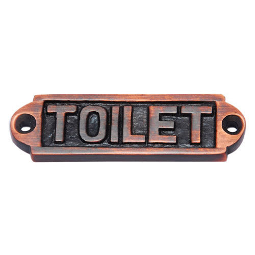 Buy Toilet Brass Door Sign-Premium Harware Products Online - Adonai Hardware