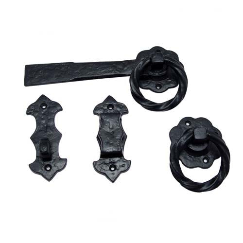 Buy Twisted Ring Iron Gate Latch-Premium Harware Products Online - Adonai Hardware